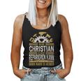 Name Christian Wenn Christian Es Nicht Reparieren Kann Tank Top Frauen