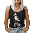 Nur Ein Mädchen Das Puffin Liebt Puffin Parrot Tank Top Frauen