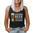 Oktoberfest With German Beer Das Ist Warum Ich Hier Bier German Beer German Beer Tank Top Frauen