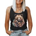 Orso Mamma Con Orsi Bambini Orsi Babies Orsi Famiglia Canotta da donna
