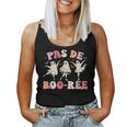 Pas De Boo-Rée Ghost Ballet Dancer Halloween Dance Teacher Women Tank Top