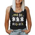 Pas De Boo-Rée Ghost Ballet Dancer Halloween Dance Teacher Women Tank Top