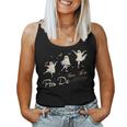 Pas De Boo-Rée Ghost Ballet Dancer Halloween Dance Teacher Women Tank Top