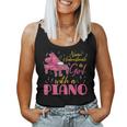 Pianista Ragazza Regalo Per Donne Musica Classica Pianoforte Canotta da donna