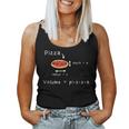 Pizza And Math Meme Math Teacher Tank Top Frauen