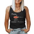 Pizza And Maths Meme Maths Teacher Tank Top Frauen