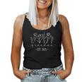 Promoted To Grandma 2025 Pregnancy Floral New Grandma 2025 Women Tank Top
