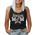 Proud Mom Of A Football Senior 2025 Cute Heart Graduation Women Tank Top