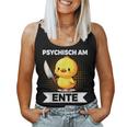 Psychisch Am Ente Duck Slogan Tank Top Frauen