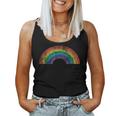 Rainbow Intage Retro 80S Style Girls S Tank Top Frauen