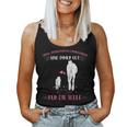 Reiter Horse Dog Dirt Tank Top Frauen