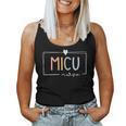 Retro Micu Nurse Icu Medical Rainbow Team Critical Care Women Tank Top