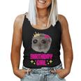 Schlafi Schlafi Sad Hamster Meme Birthday Girl Tank Top Frauen