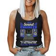 Sound Bad Music Producer Console Di Missaggio Divertente Fonico Canotta da donna