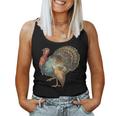 Thanksgiving Retro Vintage Turkey Fall Thankful Thanksgiving Women Tank Top
