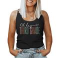 Third Grade Oh Hey Retro Back To School 3Rd Grade Women Tank Top