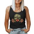 Unbothered Black Girl With Cap Camo Afro Woman Black Queen Women Tank Top