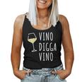 Vino Diggaino Wine Drinker Wine Alcohol Party Tank Top Frauen