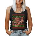 Woman Yelling At A Cat Meme Ugly Christmas Sweater Women Tank Top