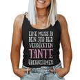 Women's Ein Muss Ja Den Job Dererrückten Tante Überstand Tank Top Frauen