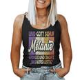 Women's Name Melanie Saying And Gott Schuf Melanie S Tank Top Frauen