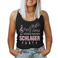 Women's Schlager Hit Party Music Hit Music Quote Tank Top Frauen