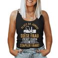 Women's Zegt Euch Wie Man Stapler Fahrt Forklift Driver Tank Top Frauen