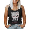 Yandere Anime Girl Kitsune Mask Otaku Kawaii Tank Top Frauen