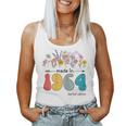 60 Years Old Made In 1964 Wildflowers 60Th Birthday Groovy Canotta da donna