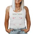 Christmas Santa Sister Naughty Ugly Christmas Sweater Women Tank Top