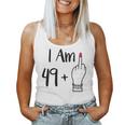 I Am 49 Plus 1 Middle Finger For A 50Th 50 Old Tank Top Frauen