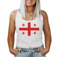 Georgia Flag Georgia Flag Georgian Flags Women's Tank Top Frauen