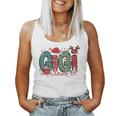 Gigi Claus Christmas Pajama Santa Claus Family Matching Women Tank Top