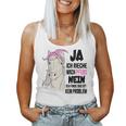 Ja Ich Rieche Nach Pferd Reiter Pferdessprüche Girls' Gray Tank Top Frauen