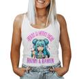 Just A Cute Girl Who Loves Anime And Ramen For Girls Women Tank Top