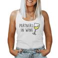 Partners In Wine Wine Red Wine Rose Wine Am Pm Wine Fun Tank Top Frauen