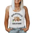 Pyjamas Top Pyjamas Sloth Sleep Tank Top Frauen