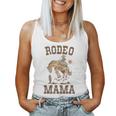 Rodeo Mama Mommy Mom Western Cowboy Birthday Family Matching Women Tank Top