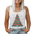 Special Ed Teacher Christmas Holiday Teacher Xmas Lights Women Tank Top