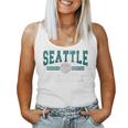 Vintage Team Seattle Baseball Game Day Women Tank Top