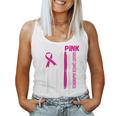 I Wear Pink For My Aunt Breast Cancer Awareness Usa Flag Women Tank Top