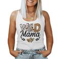 Wild Mama Birthday Family Mom Safari Zoo Jungle Animals Women Tank Top