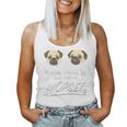 Women's Glotz Nicht So Auf Meine Pug Pug Tank Top Frauen