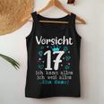 17Th Birthday Girl's Orsicht 17 Jahre Ich Kann Alles German Tank Top Frauen Lustige Geschenke