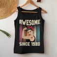 42 Jahre Alt Awesome Seit 1980 42Th Birthday Women's Tank Top Frauen Lustige Geschenke