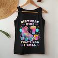 7Th Birthday Girl 7 Years Roller Skates Number 7 Women Tank Top Unique Gifts