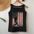 American Flag Baseball Player For Boys Girls Women Women Tank Top Personalized Gifts