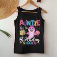 Auntie Of The Shark Birthday Matching Family Aunt Women Tank Top Unique Gifts