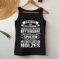 Axe Saying Saw Chainsaw Woodcutter Meister Der Falltechnik Tank Top Frauen Lustige Geschenke