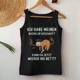 Bachelor Geschafft Wieder Ins Bett Student Sloth Tank Top Frauen Lustige Geschenke